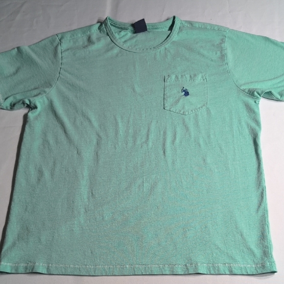 U.S Polo Assn Men's Mint Green T-Shirt Size Large - Picture 1 of 6